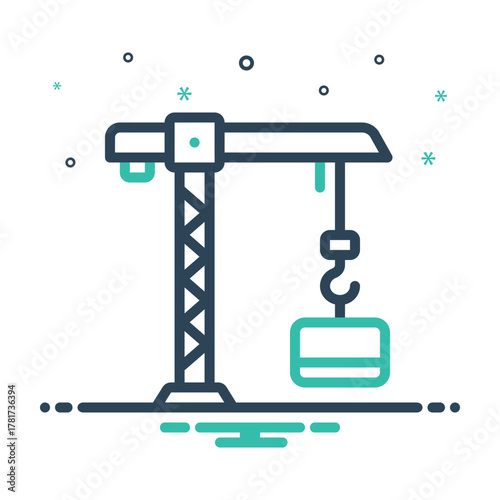 Mix icon for crane