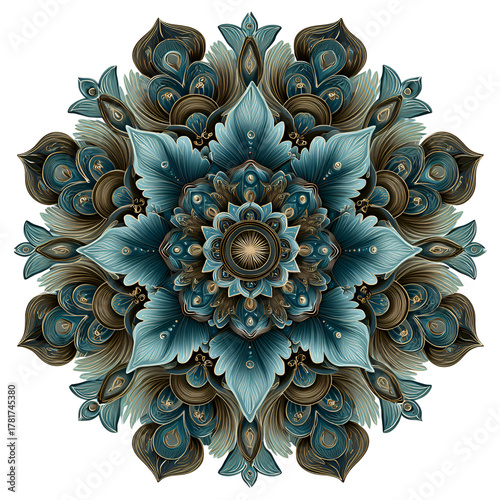 Elegant Floral Mandala Vector Design