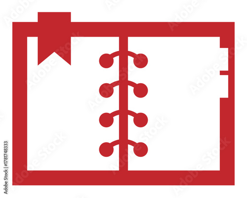 日記のアイコン 赤