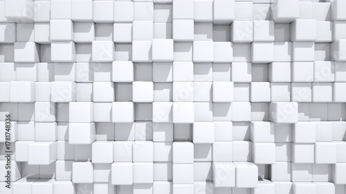 4k abstract 3d cubes background