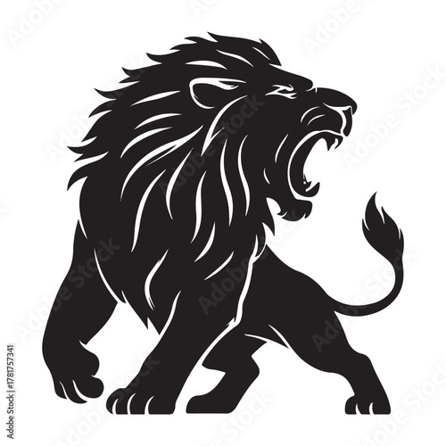 Lion vector silhouette