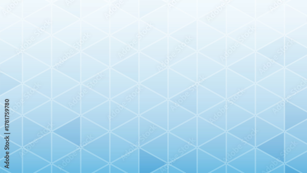 Fototapeta premium Light Blue Geometric Wireframe Grid Background Texture Simple Minimal Design Presentation