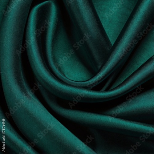 green silk background