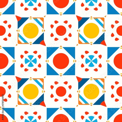 seamless pattern with circles