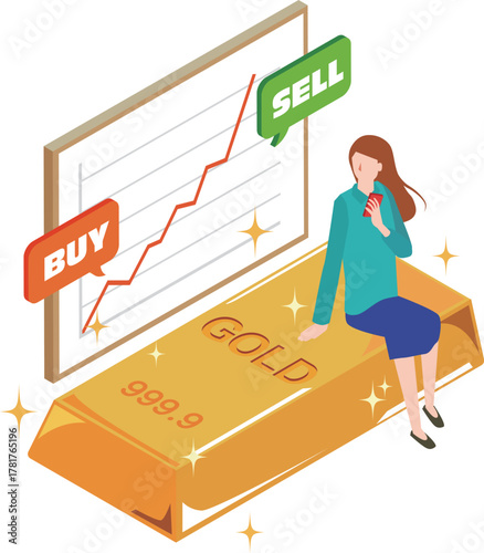 金相場取引と女性