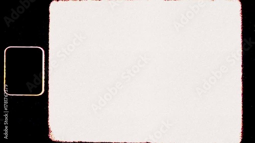 Retro Editorial Film Filter Overlay with Subtle 8mm Film Filter, Sprocket Movement, Flicker, and Texture Grain