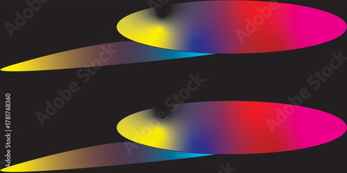 Futuristic Gradient with Blazing Warm and Deep Cool Shades