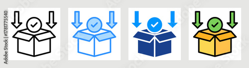 Order Fulfillment Icon Collection Set Multiple Style