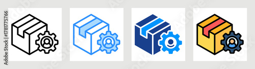 Product Management Icon Collection Set Multiple Style