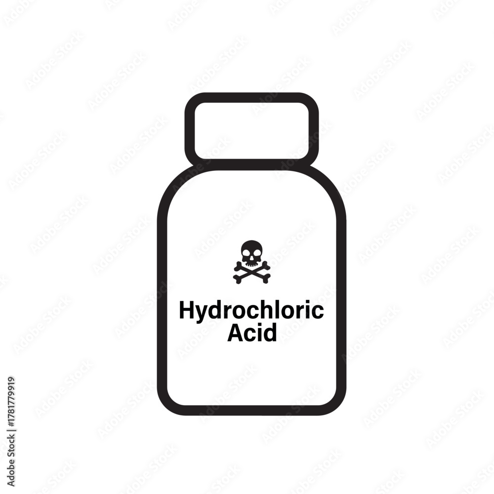 Fototapeta premium hydrochloric acid 
