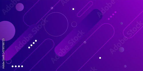 abstract purple geometric background. dynamic shapes composition. eps10.