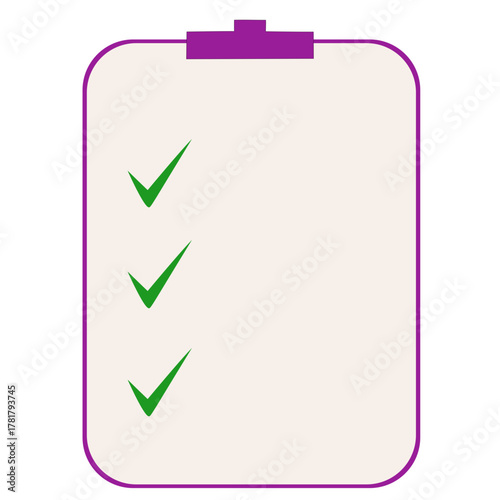 clipboard with check list