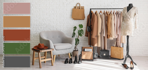 Interior of stylist's studi...