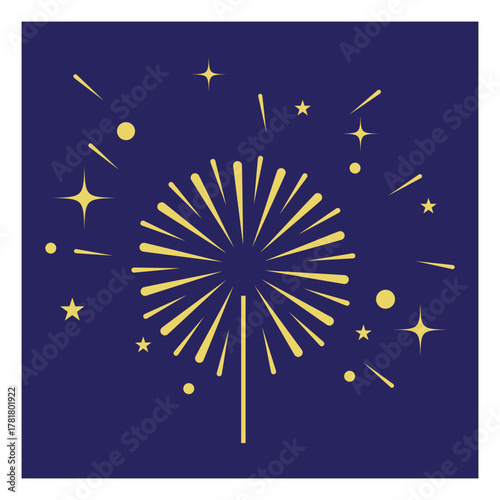 Fireworks logo vector background and symbol