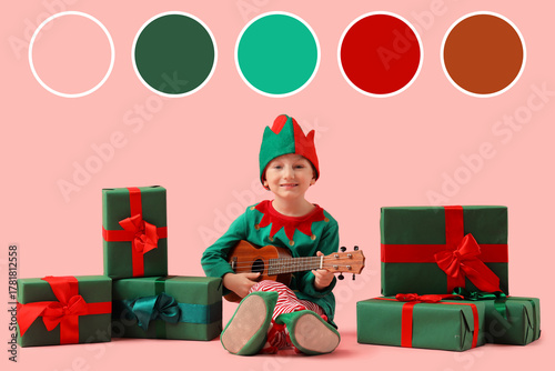 Cute little elf with Christ...