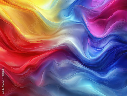 Wallpaper Mural A Modern Abstract Design of the U.S. Flag in Motion Torontodigital.ca