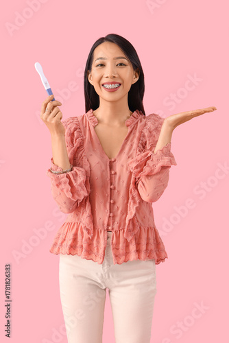 Young Asian woman with preg...