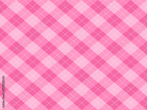 pink argyle seamless pattern with diamond checks, perfect for fabric, textiles, wrapping paper, Valentine’s Day, and digital backgrounds.