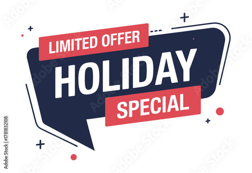 Limited offer holiday special announcement graphic