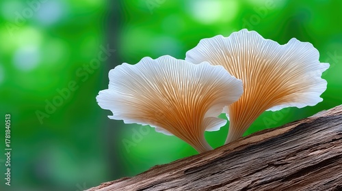 mushrooms in the forest