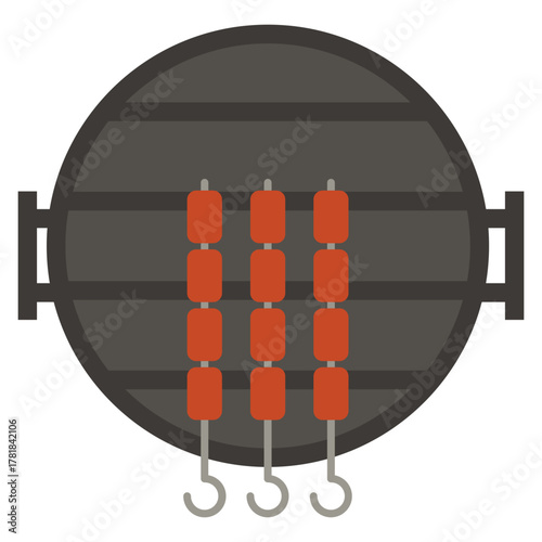 BBQ Party Illustration