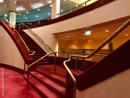 Grand Lobby Entry Velvet Theater Balcony
