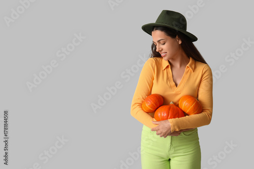Beautiful young woman with ...