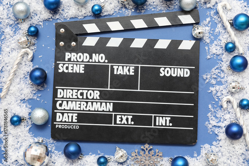 Composition with movie clap...