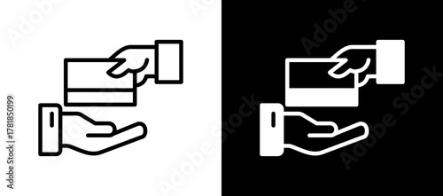 Payment Token whiteblack icon