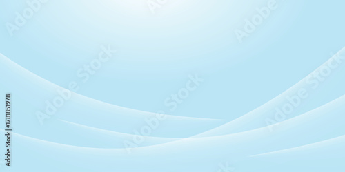 Blue and white gradient abstract background with dynamic and modern light lines. Background concept with shadow line style. Vector illustration.