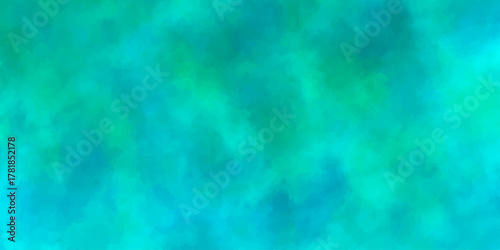 Abstract blue and green texture design with light color sky pattern
