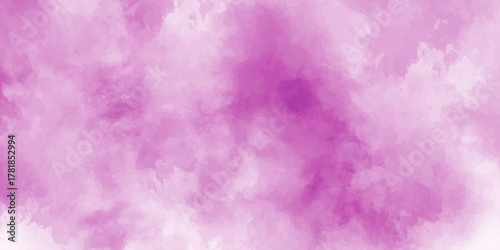 Abstract watercolor pink and purple grunge background with smoke texture, vintage paper, and aged wall design