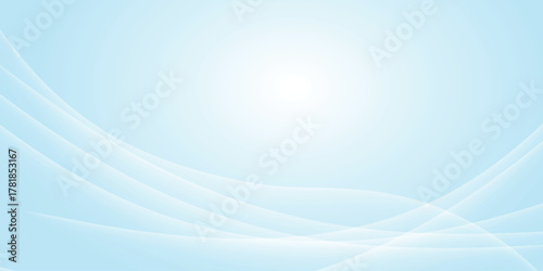 Blue and white gradient abstract background with dynamic and modern light lines. Background concept with shadow line style. Vector illustration. VOL. 5