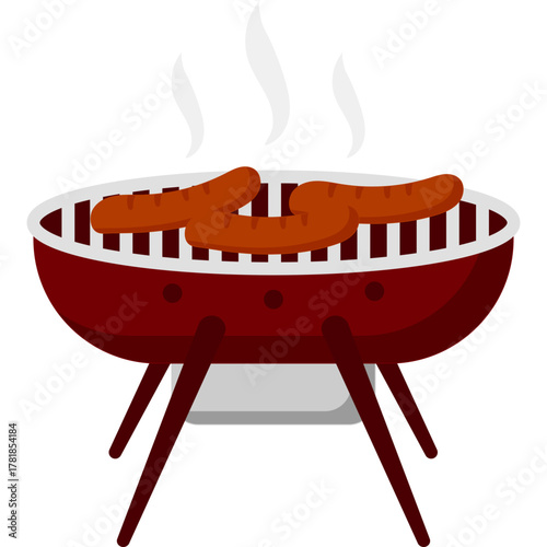BBQ Party Illustration