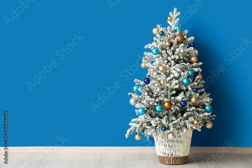 Beautiful Christmas tree in...