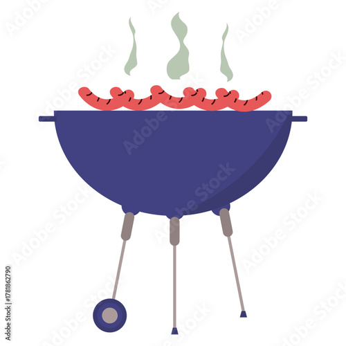 BBQ Party Illustration
