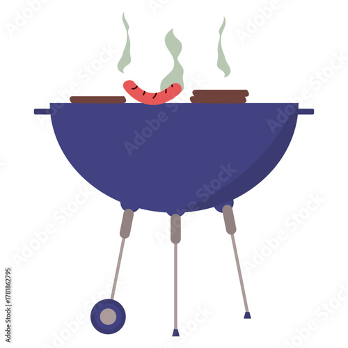 BBQ Party Illustration
