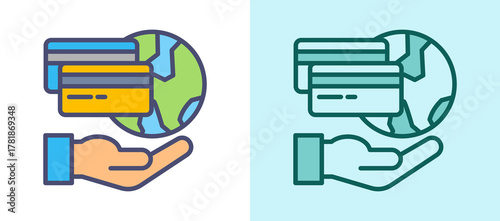 Payment Gateway whitegreen icon