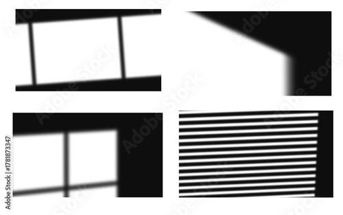 Shadow set black white architecture png minimalist building shadows high contrast light art, strong light and dark design with abstract wall shadows