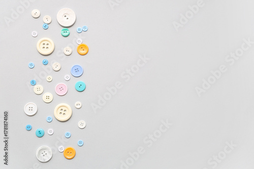 Different buttons on grey b...