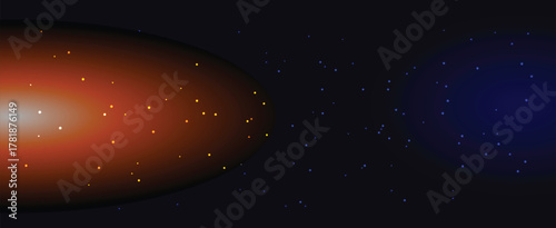  Fiery Nebula With Distant Stars In Deep Space galaxy.