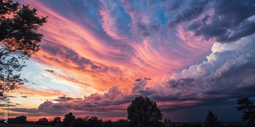 Dramatic Sunset Cloudscape ...