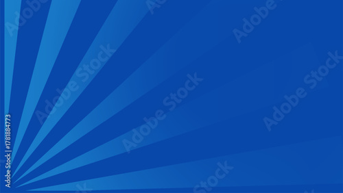 blue comic-style background with radial burst lines and halftone patterns. Modern creative trendy design in vector EPS 10