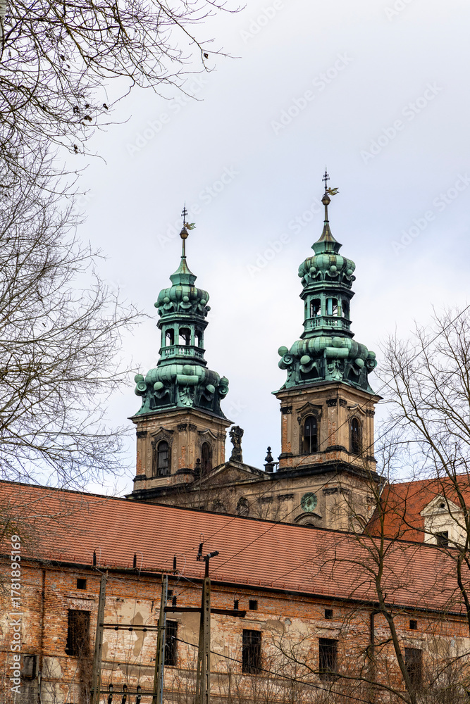 Obraz premium Cistercian Abbey Lubiaz in Poland. lubiaz Abbey.