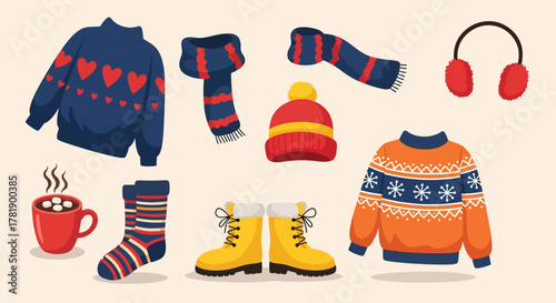 Cozy Winter Clothing and Accessories for Cold Weather Comfort.