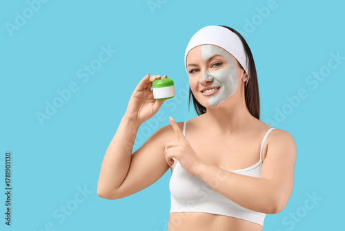 Beautiful adult woman in he...