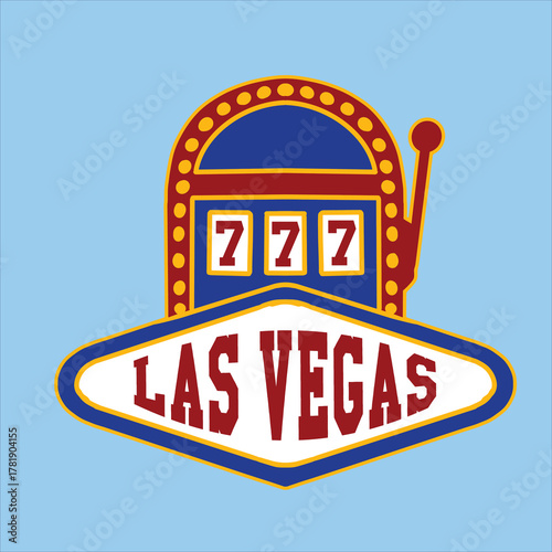 vector sticker pack city of las vegas