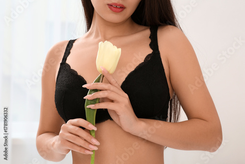 Pretty young woman in sexy ...