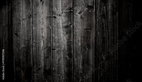 Holz Hintergrund mit alten schwarzen Brettern