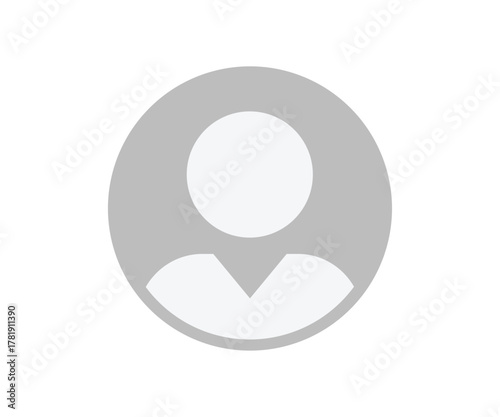 Profile default avatar icon. Social media user image vector design and illustration.

